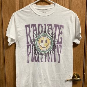 mens white graphic tee, Size S